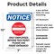 Signmission Only Employees Beyond OSHA Notice Sign, Plastic, 7in W x 10in L, 2PK OS-2PACK-NS-P-710-V-16994 - alternate 2